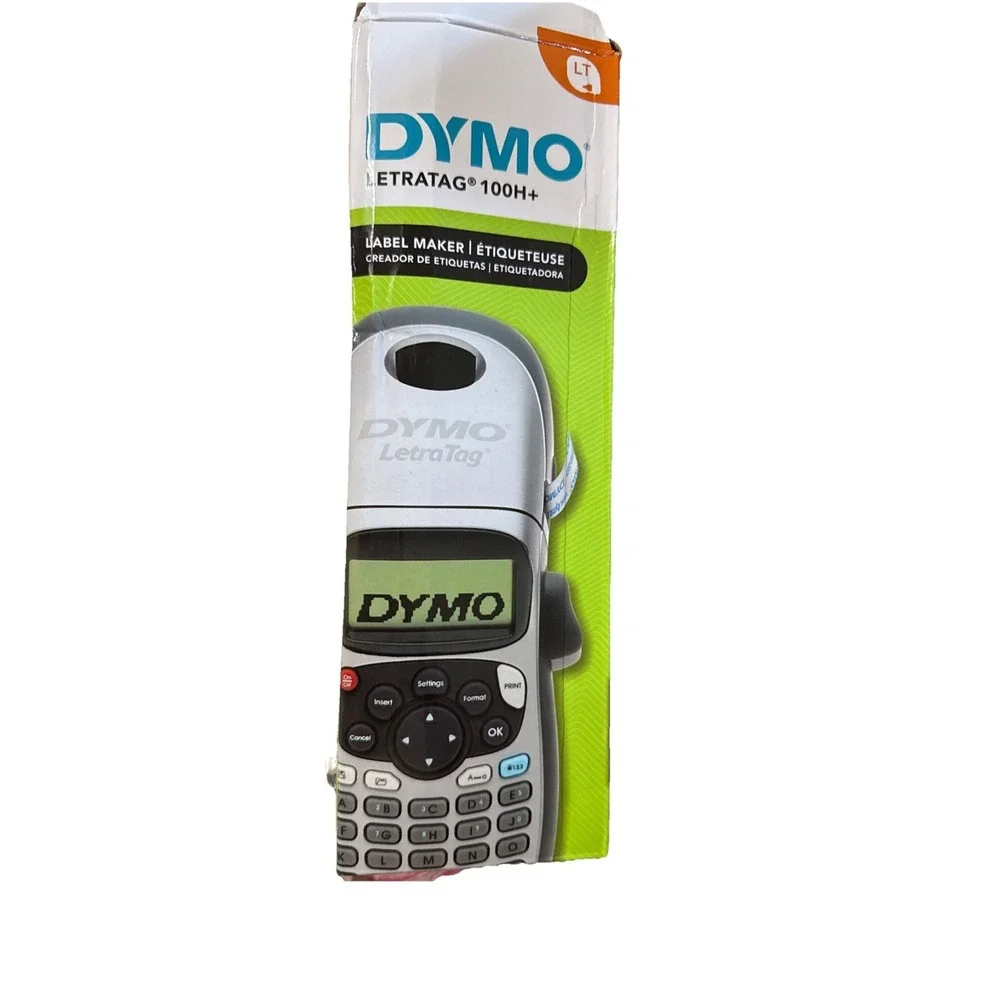 Dymo LetraTag Plus LT-100H Portable Label Maker 21455 21455/2174535 Read Descrip